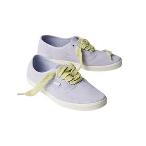 NWOB‎ Vans Authentic Lowpro Fat Lace Lime Sherbet Sneakers size M5.5 W7